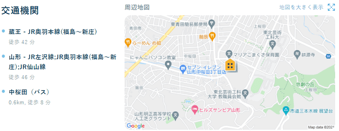 ビレッジハウス中桜田交通機関